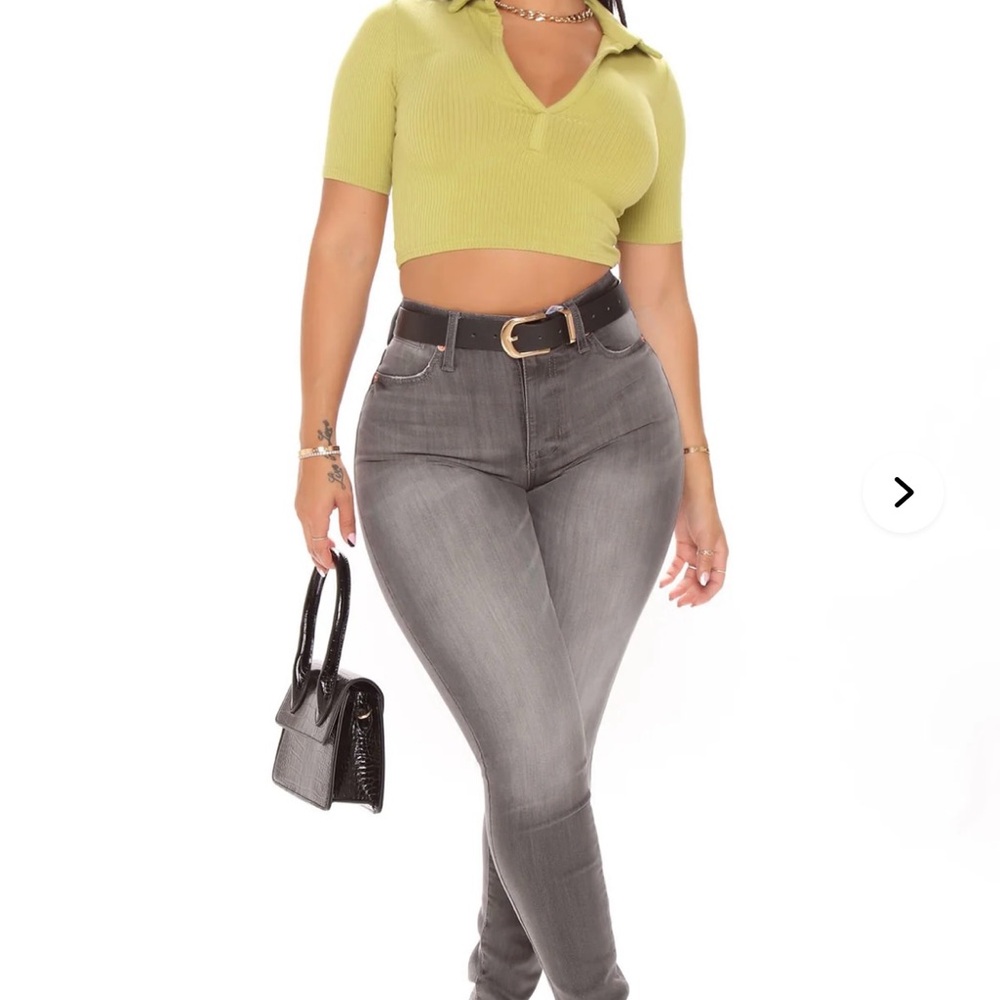 Fashion Nova Gray Skinny Jeans🩶